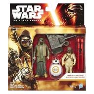 Hasbro Star Wars: The Force Awakens 3.75 Inch 3-Pack BB-8, Unkar's Thug & Brute D'Unkar