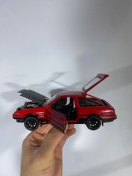 藤原AE86紅色塗裝