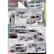 Mohinhxeps-1/64_Mortal Diecast Model Skyline ER34 25GT-Turbo Drift Version D1GP Blitz Drift Livery -