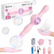 Elastic Bubble Fog Wand, Magic Smoke Bubble Machine with Colorful Elastic Bubbles & Smoke Effect, Po