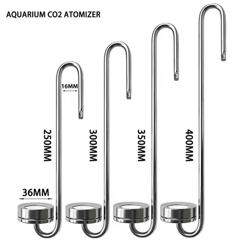 Aquarium CO2 Nebulizer Diffuser Stainless Steel Aquatic Plants Co2 Diffuser Generator Equipment Acce