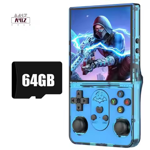 A41Z-S600 Retro Handheld Game Console 4.0Inch Screen 64G 10000+Games Portable Game Player Supports M
