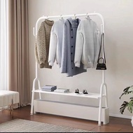 Floor Clothes Hanger Skirting Line Heater Clothes Hanger Clothes Rack Balcony Bedroom Floor Hanger Solid and Durable