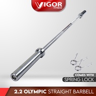 Vigor Fitness Olympic Straight Barbell (2.2m)