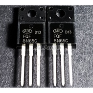 5pcs FQF 8N65C TO-220F FQF8N65C TO220F 8A/650V N-channel MOSFET Transistor new original