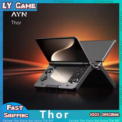 Pre-sale AYN Thor 6'' OLED Dual Screen Gaming Handheld Qualcomm Snapdragon CPU Android13 6000mAh Bat