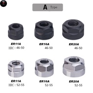 PTS 1PC High precision ER11 ER16 ER20 ER25 ER32 UM nut ER collet nut for clamping cnc milling turnin