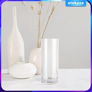 [Etekaxa] Tall Flower Vase Plant Pot Holder for Dried Flowers Acrylic Cylinder Vase