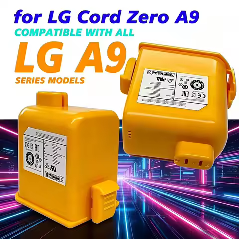 Rechargeable Battery for LG Cord Zero A9 Plus A9 Max A9K Pro A9M A9MASTER2X A9MULTI A9MULTI2X A9PETN