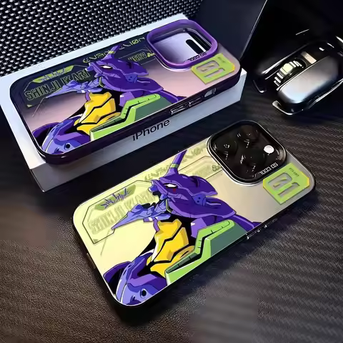 Cartoon Anime Ikari Shinji Fighter EVA-01 Hard Case for Xiaomi 14T Pro 13T 14t POCO X7 F7 PRO X6 F6 