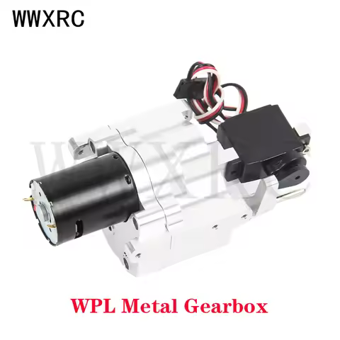 Wpl Metal Gearbox Full Metal Gear 2 Speed Super Large Torque 370 Motor for WPL B14 B24 B36 C14 C24 M