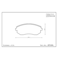 ENDLESS BRAKE PADS SUBARU IMPREZA GDA/FORESTER BH9/BP9, TOYOTA GT86,GR86 FRONT (EP386)
