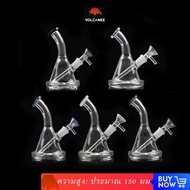 150mm Water Recycler Glass Bong Dab Rig Portable Glass Bong+14mm Glass Bowl H659