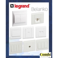 Legrand belanko Switch  4G2W/2G2W/3G2W/2G PUSH BUTTON/TV OUTLET/Astro Outlet/CAT 5E/CAT6/Intermediat
