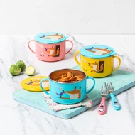 Cuitisan 酷藝師 316可微波抗菌不鏽鋼 酷夢兒童餐碗