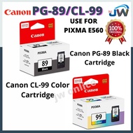 CANON PG89 PG-89 BLACK CL99 COLOUR INK Canon PG89 PG-89 Black CL99 CL-99 Color Genuine Ink Cartridge