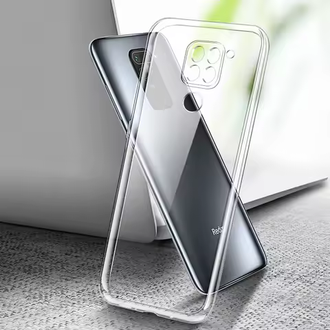 High Quality Clear Case for Xiaomi Redmi 9 9A 9C 9i 9T Note 9S Pro Max Transparent Soft Phone Cover 
