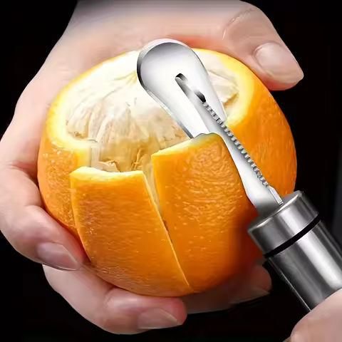 Stainless Steel Orange Peeler, Grapefruit Opener Tool Creative Fruit Skin Remover for Oranges Pomelo