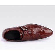 >NB Men Business Designer Crocodile Leather Shoes Loafers Shoes Men Leather Oxford Shoes->NB