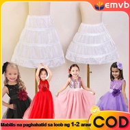 Kids Crinoline Petticoat Adjustable Belt 27/55cm Tulle Gown Petticoat Handmade Lace for Party Gown