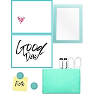 Magnetic Locker Mirror for School Locker, 5pcs Locker Accessories Kit with Magnetic Mirror, Dry Eras