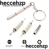 HECCEHZP Eyeglass Screwdrivers, with Keychain Steel Screwdriver Repair Kit, High Precision Hand Tool 3-in-1 Eyeglass Repair Tools Watch