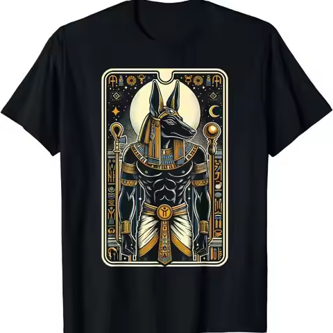 New Anubis Egyptian God Ancient Egypt Mythologys Pharaoh T Shirt S 4Xl