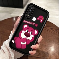Soft Phone Case For VIVO Y17 Y15 Y12 Y12i Y3S 1901 1902 1904 Y7S S1 Cartoon Lotso Strawberry Bear An