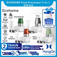 ECOHOME EFP333 Food Processor 7-in-1 Chopper Multifunction Multipurpose Blender Smoothies and Garlic