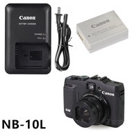 Canon PowerShot G3X G1X G15 G16 Digital Camera NB-10L Original Battery+Charger