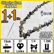 Chainsaw chain 6 inch 37Dl 1/4pitch 1.1gauge Saw Chain SawChainblade【Shipping From Japan】