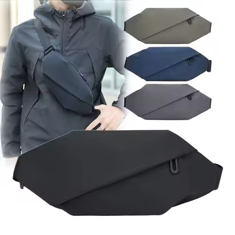 Men Minimalist Outdoor Sports Running Jogging Waist Bag Man Waterproof Fanny Pack Stylish Cross Body