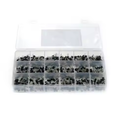18Value 900pcs Bipolar Triode Transistor set TO-92 A1015-2N5551 Box Kit