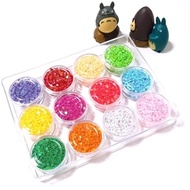 Slime materials self-nail materials nail art glitter 12-piece set