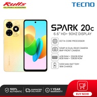 TECNO Spark 20C Smartphone | 4GB+128GB / 4GB+256GB / 8GB+128GB | Octa-core Processor | 50MP Dual Rea