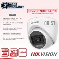 Indoor CCTV 2MP Audio HIKVISION Turbo HD DS-2CE76D0T-LPFS