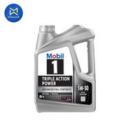 น้ำมันเครื่อง MOBIL MOBIL1 (5W-50) ขนาด 4 ลิตร เหมาะสำหรับใช้กับเครื่องยนต์ระบบเบนซินและดีเซล (สิน
