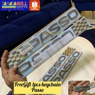 Emblem side passo emblem pintu passo/emblem toyota passo/passo racy/passo boon/passo hanna/myvi passo