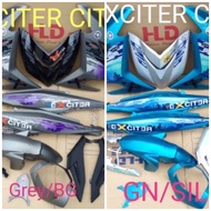 【Fast Shipping】COVERSET Y15ZR V1/V2 Exciter City Bodyset HLD (Grey Black/Green Silver)