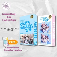 Hearts2Hearts STYLE Photocard - 2 sides - 1 Pack contains 25 Pcs H2H