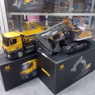 1/14 scale RC Huina 1592 Rc Excavator / 1573 Dump Truck / 1573 Toys Metal Excavator