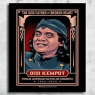 Poster Dinding Didi Kempot Art