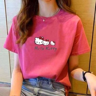 衣服女上衣短袖 tshirt woman Summer Short Sleeve women clothes Round Neck t shirt for women Loose lovely pri