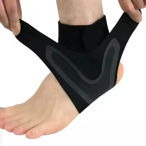 Ankle Brace Adjustable Compression Ankle Support Elastic Ankle Guard Pain Relief Strap Basketball An