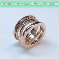 18K Rose Gold Bzero1 Ring