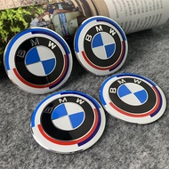 4 ชิ้น/ล็อตอลูมิเนียม 56 มม.สติกเกอร์โลโก้รถจักรยานยนต์ BMW สำหรับ BMW M1000RR R1250RS S1000R G310GS