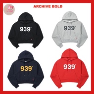 [ARCHIVE BOLD] 939 Logo Crop Hood : Made in Korea