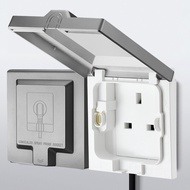 Concealed Hidden Socket, Household Embedded 13A Socket, Refrigerator Wall Embedded Socket