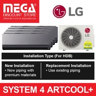 LG ARTCOOL+ SYSTEM 4 WIFI AIRCON (5 Ticks) &amp; INSTALLATION