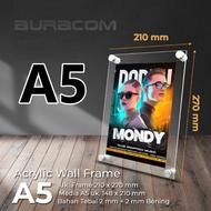 Acrylic FRAME A5 2MM / ACRYLIC FRAME A5 2MM / DISPLAY FRAME A5 2MM / ACRYLIC POSTER A5 2MM / FRAME